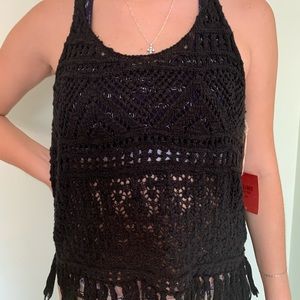 Knitted See-through Top